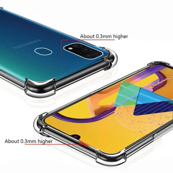 Galaxy M31 Kılıf  Nitro Anti Shock Silikon - Resim 3