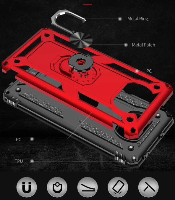 Xiaomi Poco X3 Kılıf  Vega Kapak - Resim 10