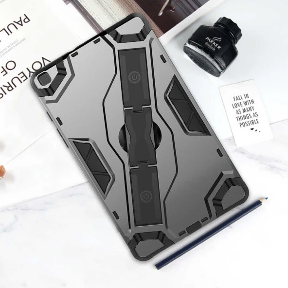 Galaxy Tab A 8.0 (2019) T290  Defens Tablet Silikon - Resim 11