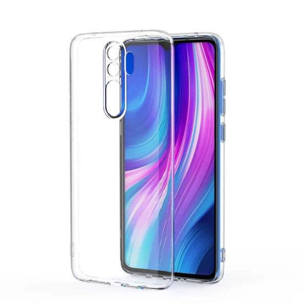 Xiaomi Redmi Note 8 Pro Kılıf  Kamera Korumalı Süper Silikon Kapak ürün görseli 1