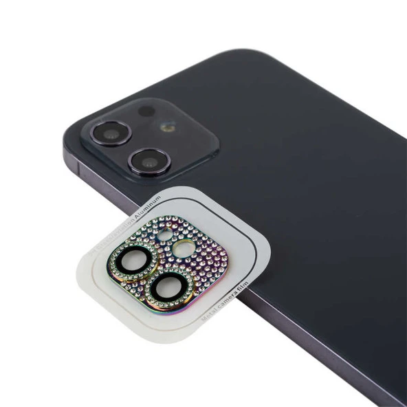 Apple iPhone 12 Mini CL-08 Kamera Lens Koruyucu - Resim 2