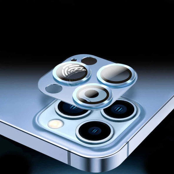 Apple iPhone 14 Pro CL-03 Kamera Lens Koruyucu - Resim 8
