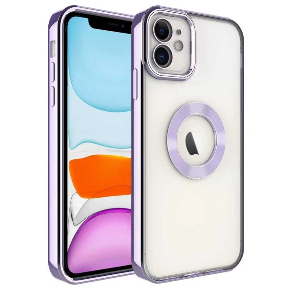 Apple iPhone 12 Kılıf Kamera Korumalı Logo Gösteren  Omega Kapak ürün görseli 1