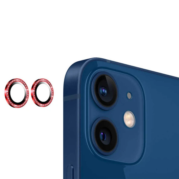 Apple iPhone 12 Mini CL-06 Kamera Lens Koruyucu - Resim 5