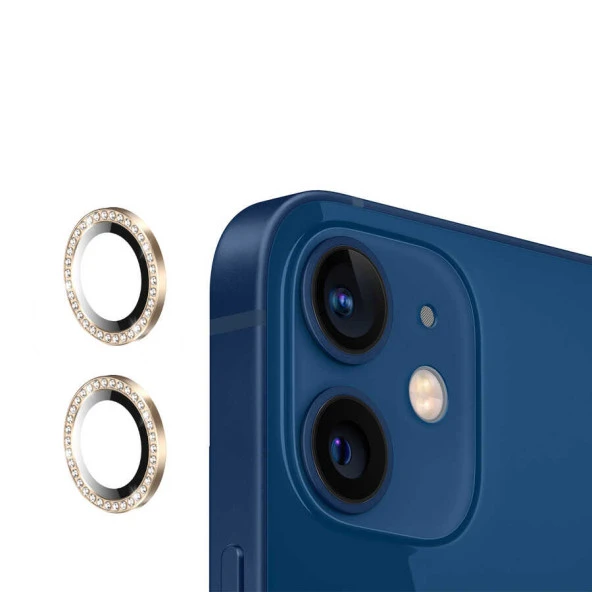 Apple iPhone 12 Mini CL-06 Kamera Lens Koruyucu - Resim 9