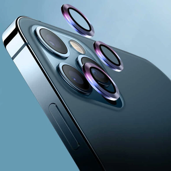 Apple iPhone 13 Mini CL-07 Kamera Lens Koruyucu - Resim 6