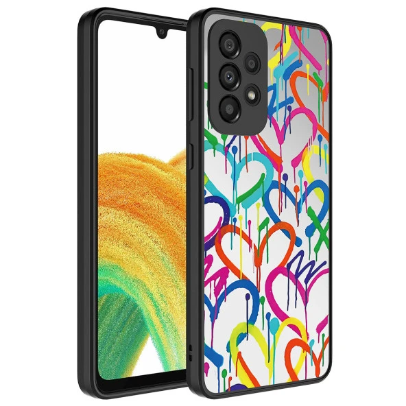 Galaxy A52 Kılıf Aynalı Desenli Kamera Korumalı Parlak  Mirror Kapak ürün görseli 1