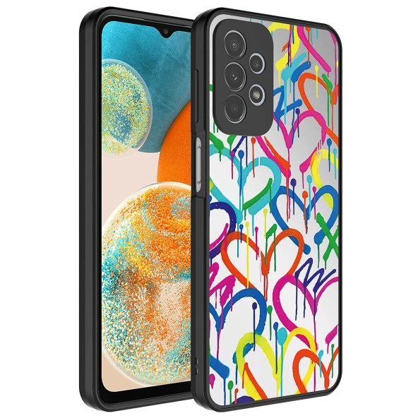 Galaxy A72 Kılıf Aynalı Desenli Kamera Korumalı Parlak  Mirror Kapak ürün görseli 1