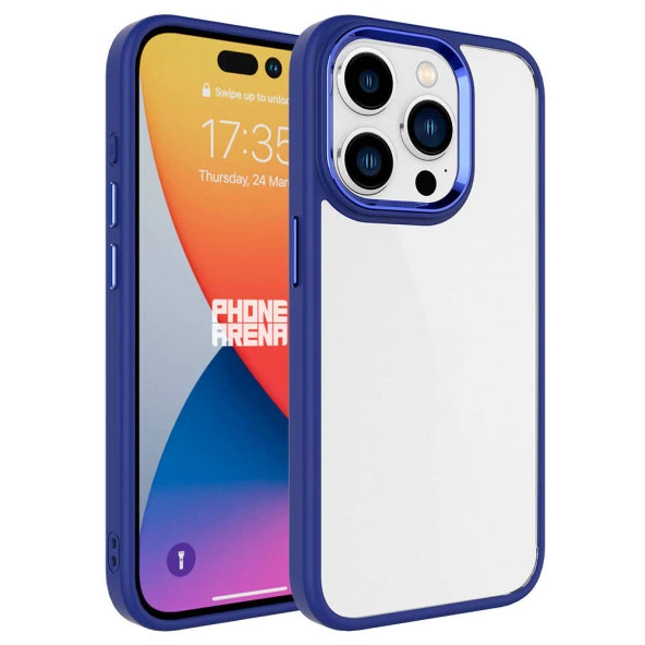 Apple iPhone 15 Pro Kılıf  Krom Kapak ürün görseli 1
