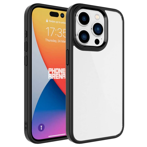 Apple iPhone 15 Pro Kılıf  Krom Kapak - Resim 3