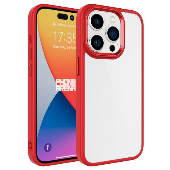 Apple iPhone 15 Pro Kılıf  Krom Kapak - Resim 8