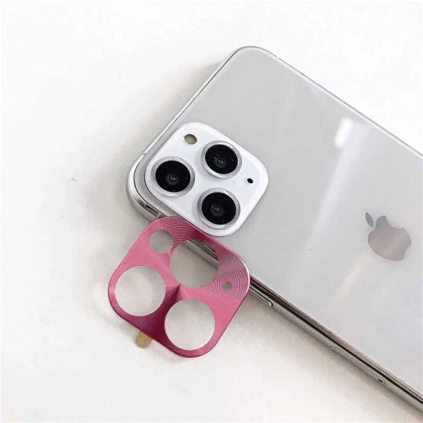 Apple iPhone 11  Metal Kamera Koruyucu - Resim 2
