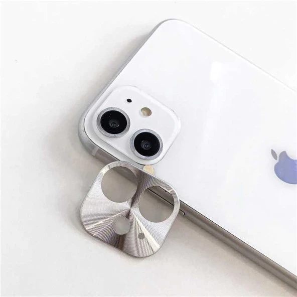 Apple iPhone 11  Metal Kamera Koruyucu - Resim 3