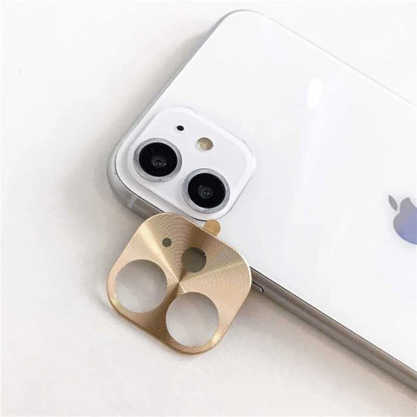 Apple iPhone 11  Metal Kamera Koruyucu - Resim 5
