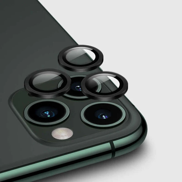 Apple iPhone 11 Pro CL-01 Kamera Lens Koruyucu - Resim 3