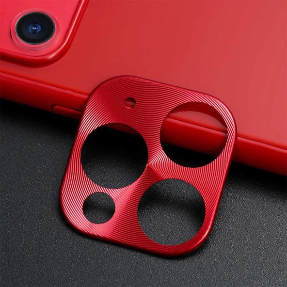Apple iPhone 11 Pro Max  Metal Kamera Koruyucu - Resim 6