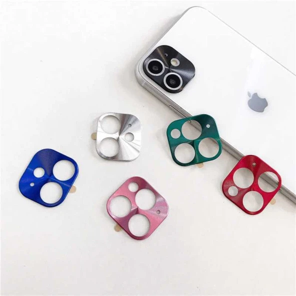 Apple iPhone 11  Metal Kamera Koruyucu - Resim 9