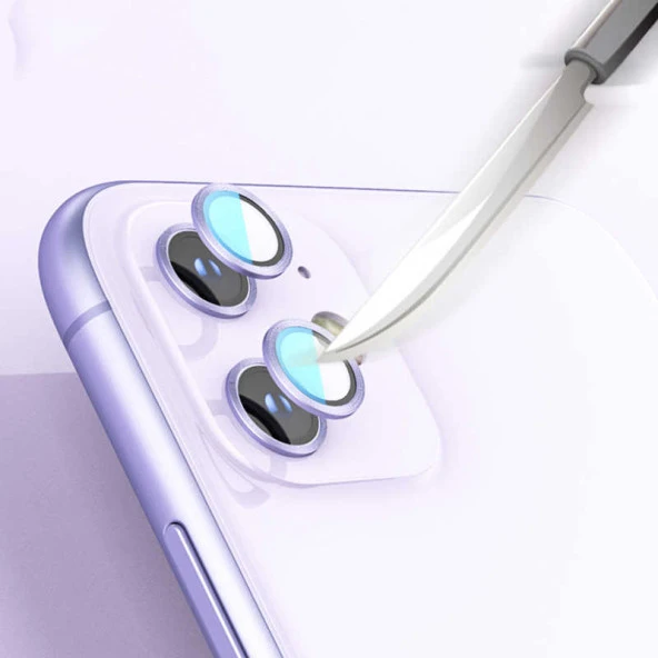 Apple iPhone 11 CL-01 Kamera Lens Koruyucu - Resim 7
