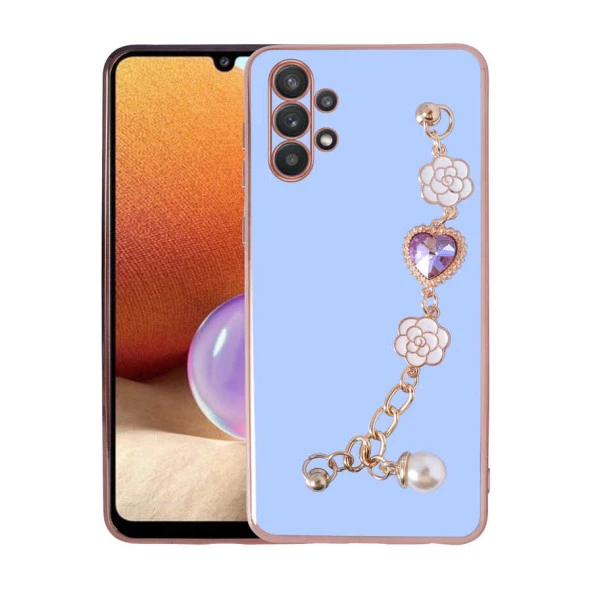 Galaxy A32 4G Kılıf El Tutamaçlı Kamera Korumalı  Taka Silikon Kapak ürün görseli 1