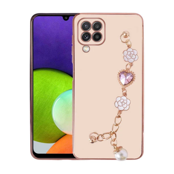 Galaxy M32 Kılıf El Tutamaçlı Kamera Korumalı  Taka Silikon Kapak ürün görseli 1