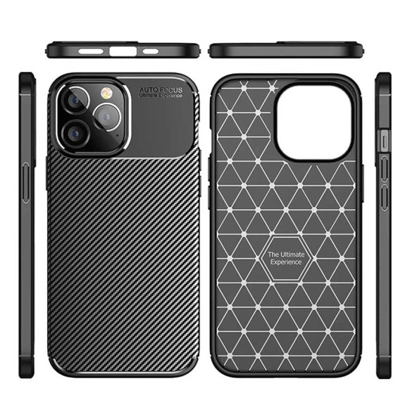Apple iPhone 14 Pro Max Kılıf  Negro Silikon Kapak - Resim 5