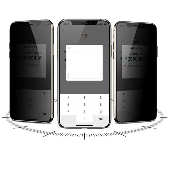 Apple iPhone 15 Plus Davin 5D Privacy Cam Ekran Koruyucu - Resim 4
