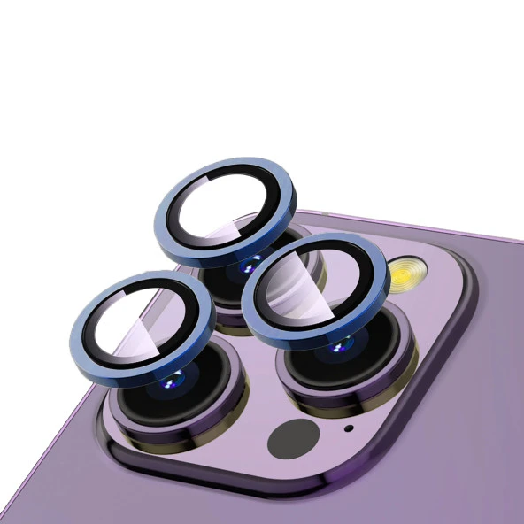 Apple iPhone 12 Pro Max  CL-12 Premium Safir Parmak İzi Bırakmayan Anti-Reflective Kamera Lens Koruyucu ürün görseli 1