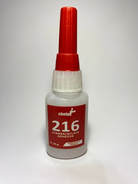 Chelox 216 Esnek Hızlı Şeffaf Güçlü Yapıştırıcı 20gr. ürün görseli 1