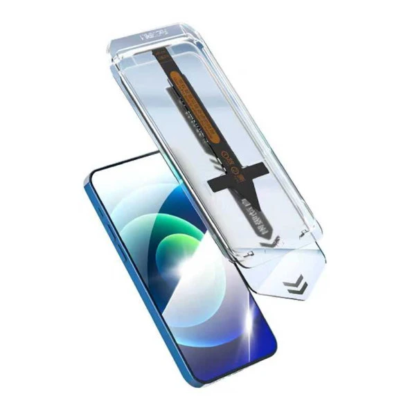 Apple iPhone 14  Süper Fast Anti-Dust Toz Önleyici Temperli Ekran Koruyucu ürün görseli 1