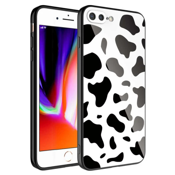 Apple iPhone 7 Plus Kılıf Kamera Korumalı Desenli Sert Silikon  Epoksi Kapak ürün görseli 1