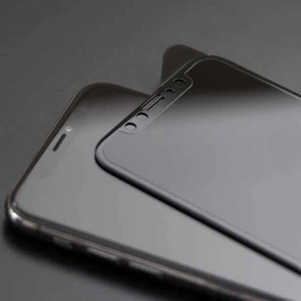 Apple iPhone 12 Pro Max Davin 5D Privacy Cam Ekran Koruyucu - Resim 7