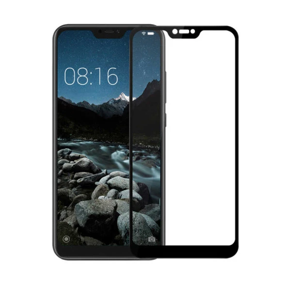 Huawei P20 Pro Davin 5D Cam Ekran Koruyucu - Resim 2