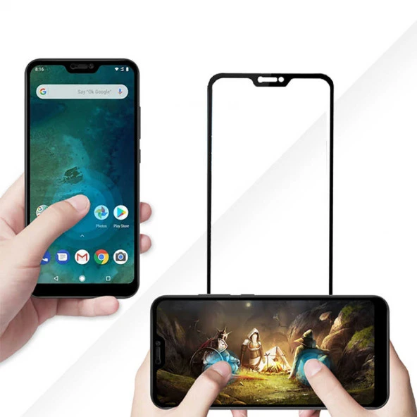 Huawei P20 Pro Davin 5D Cam Ekran Koruyucu - Resim 4