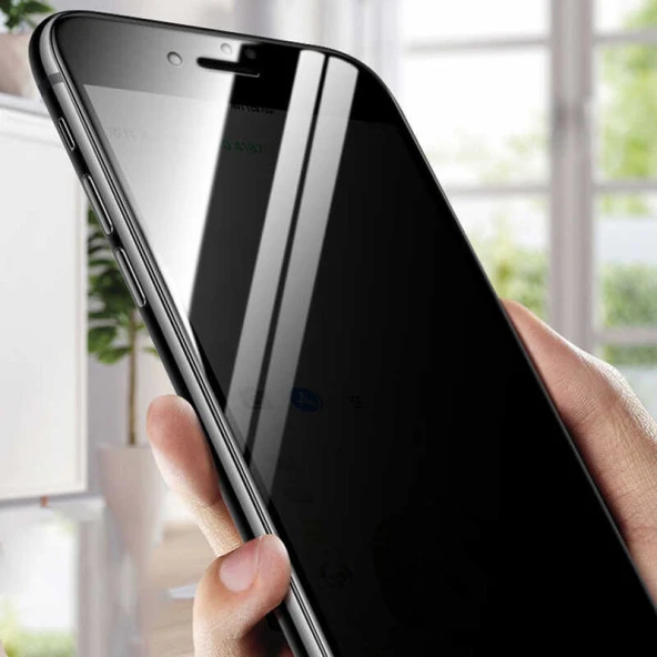 Apple iPhone 6 Davin 5D Privacy Cam Ekran Koruyucu - Resim 4