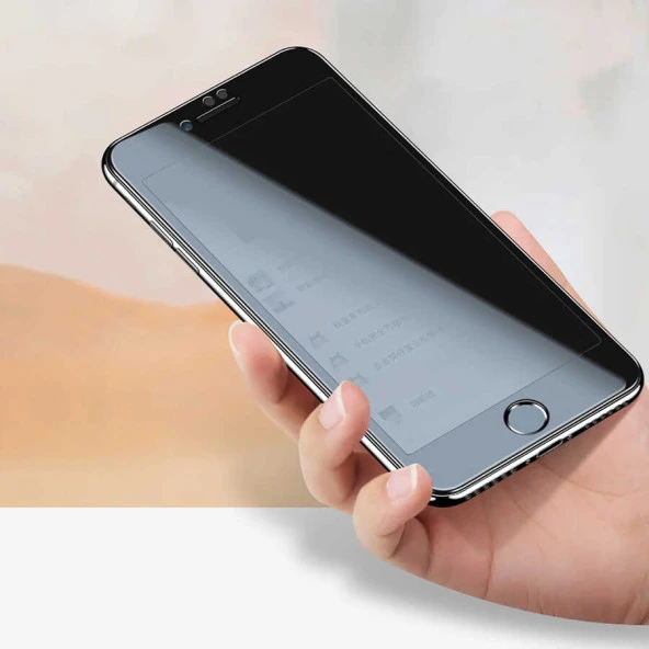 Apple iPhone 6 Plus Davin 5D Privacy Cam Ekran Koruyucu - Resim 9