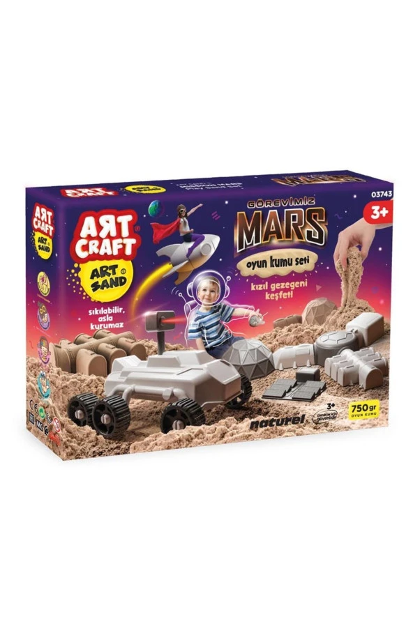 Art Craft Görevimiz Mars Kum Seti 750 gr ürün görseli 1