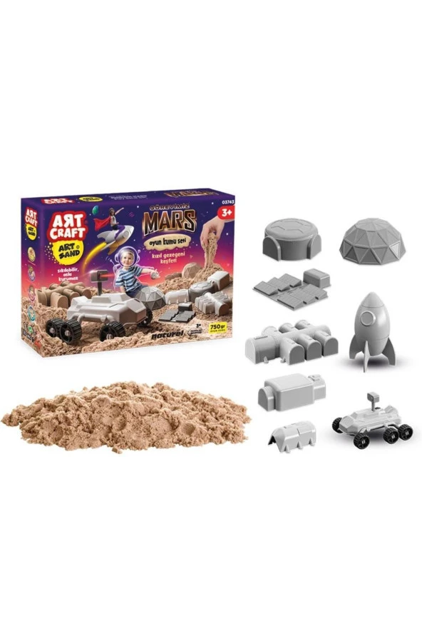 Art Craft Görevimiz Mars Kum Seti 750 gr - Resim 2