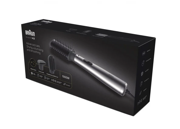 Braun BRAS430E Air Styler 4.3 Iontec 3 Başlıklı Saç Kurutma Makinesi ve Şekillendirici ürün görseli 1
