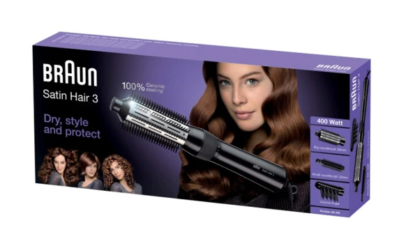 Braun Satin Hair 3 As330 3 Başlıklı Saç Şekillendirici ürün görseli 1