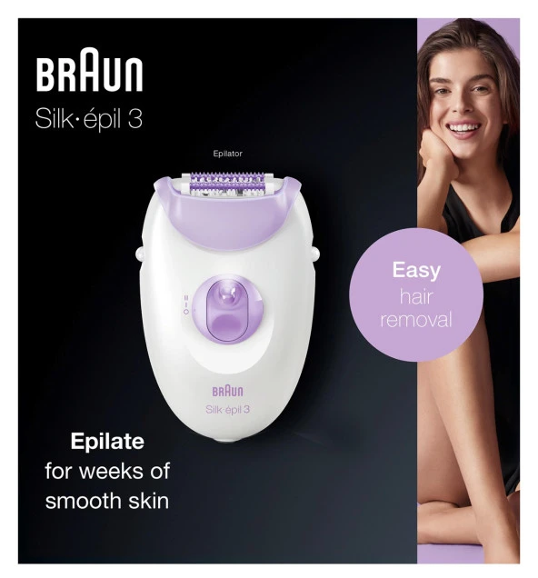 Braun Silk-épil 3 3170 Epilatör ürün görseli 1