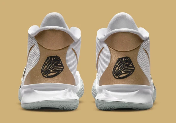 PTTAVM: Nike Kyrie 7 White Black Gold Erkek Spor Ayakkabı
