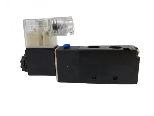 Pnömatik Valf Ventil 4V110-06 1/8 - 5/2 BY 12V/24V/110V/220V ürün görseli 1