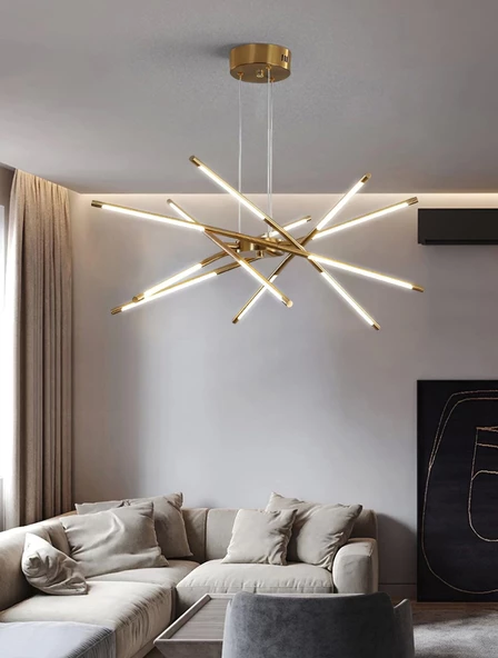 A-5130-6G LEDLİ SARKIT AVİZE ürün görseli 1