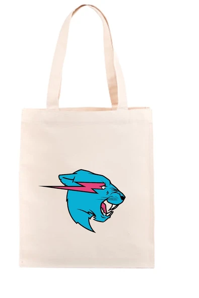 Mr Beast Logo Ham Bez Çanta ürün görseli 1