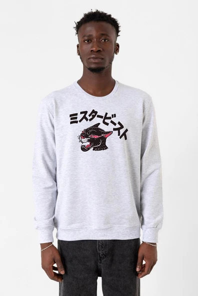Mr Beast Kanji Karmelanj Erkek 2ip Sweatshirt ürün görseli 1