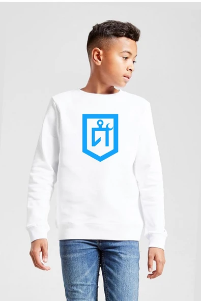 Idil Ural Tamga Beyaz Çocuk 2ip Sweatshirt ürün görseli 1