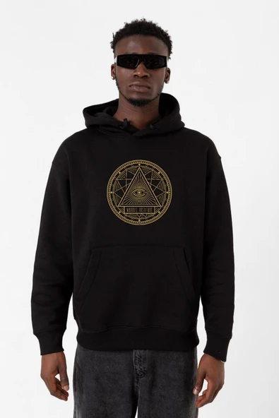 3 Body Problem Magnus Institute Siyah Erkek 3ip Kapşonlu Sweatshirt ürün görseli 1