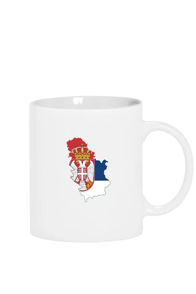 Euro 24 Serbia Beyaz Kupa Bardak ürün görseli 1