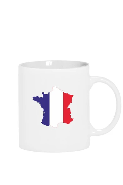 Euro 24 France Beyaz Kupa Bardak ürün görseli 1
