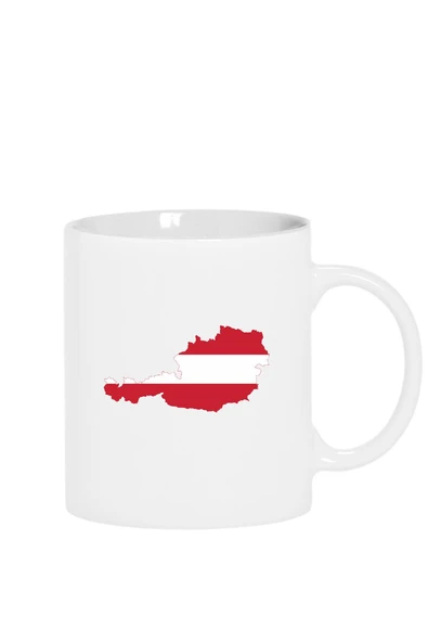 Euro 24 Austria Beyaz Kupa Bardak ürün görseli 1